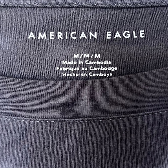 American Eagle CharcoalLong Sleeve Shirt - Picture 3 of 3